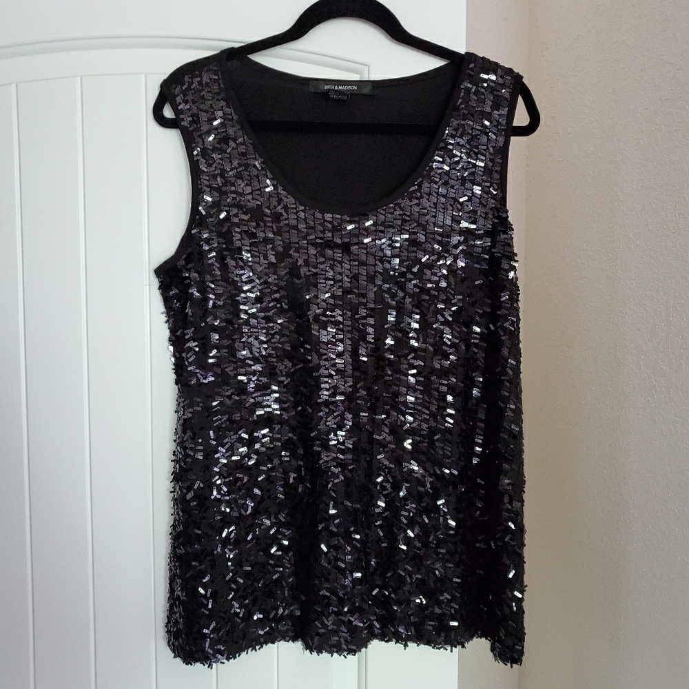 Sequin tank top